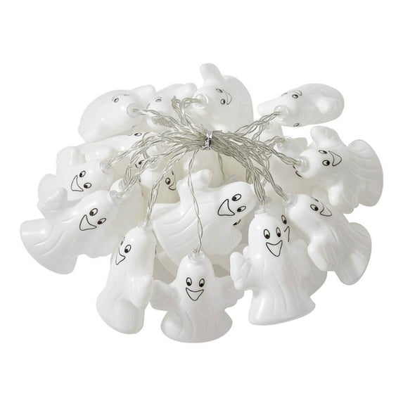 TERGAYEE Halloween String Lights Cute Ghost Decorations,Waterproof Battery Operated Fairy Lights for Indoor Outdoor, Christmas, Halloween Room Decor