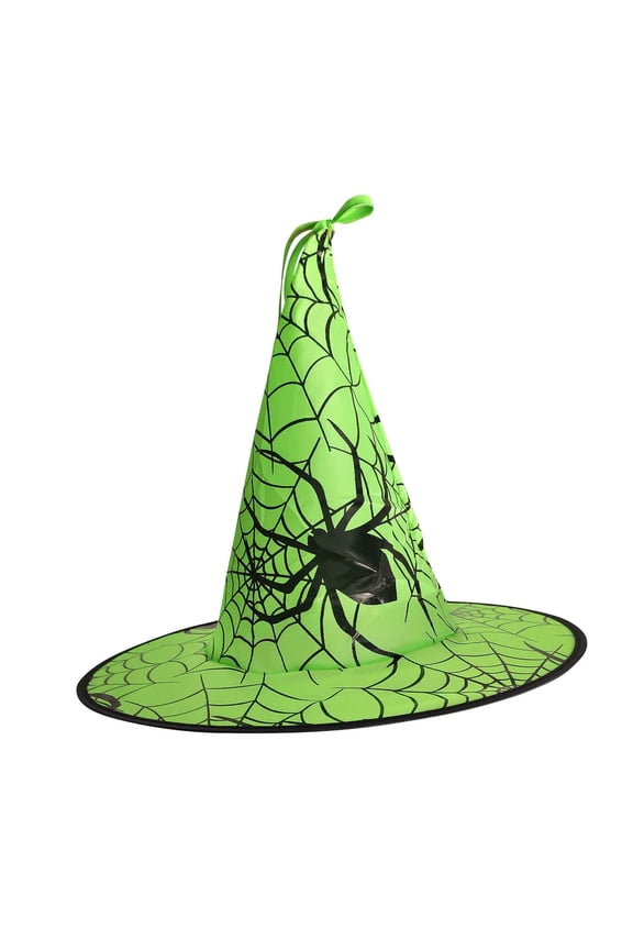 Halloween Witch Hat Hanging Ornament,Wall Decoration Party Supplies, spider and web, Prom Decor, Kids Adult Party Prom Dress Up Witch Hat, Halloween Decor