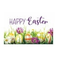 thumbnail image 1 of TERGAYEE Happy Easter Party Backdrop Banner,Spring Easter Rabbit Colorful Eggs Sign Yard Photo Background Bunny Photography for Easter Party Decoration, 1 of 4