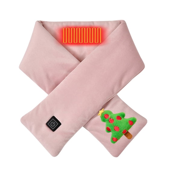 TERGAYEE Heated Scarf,Rechargeable Heating Scarf Neck Warmer,Christmas Usb Smart Neck And Shoulder Winter Cold Protection,Christmas Gift