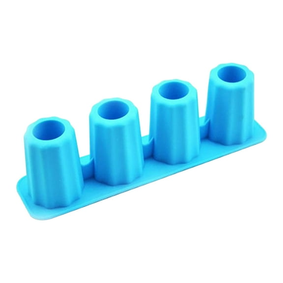 TERGAYEE Ice Cube Tray,Long Shaped Ice Cup Ice Lattice Summer Ice Making Modeling Ice Lattice Silicone,Reusable popsicle Molds for Kids