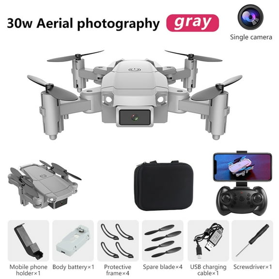 TERGAYEE Intelligent Obstacle Avoidance Protable Foldable Drone with HD Cameras Kits, Gesture Recognition Gravity Sensing Flight Stable Hovering Quadcopter, Suitable as Gifts for Men