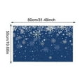 thumbnail image 1 of TERGAYEE Kitchen Rugs Snowflake Kitchen Rugs and Mats Blue Christmas Mat Non-Slip Snowflake Winter Rugs for Christmas Kitchen Decorations, 1 of 7
