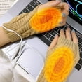 thumbnail image 1 of TERGAYEE Knit Winter Gloves For Women Warm,USB Heated Gloves Mitten,Rechargeable Hand Warming Gloves,Double Sided Constant Temperature Heating Gloves, 1 of 5