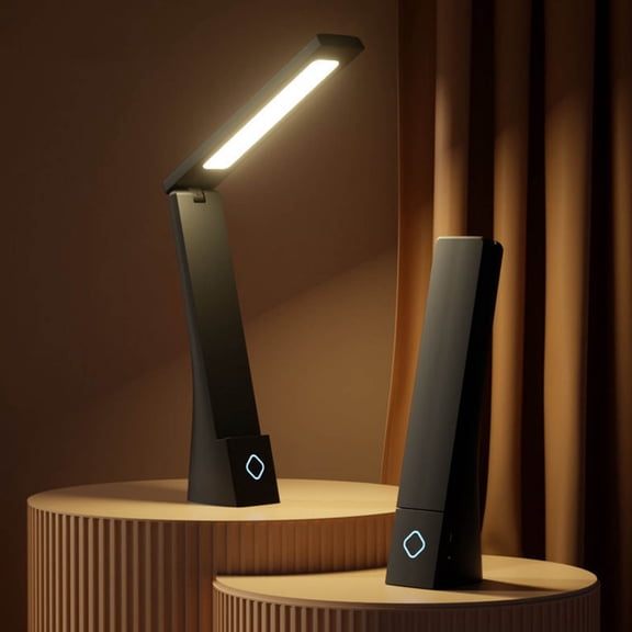 Vikakiooze LED Desk Lamp,3 Lighting Modes,Sensitive Control,Foldable Bedroom Reading Lamp,Portable Table Lamp,for Home,Office,Travel