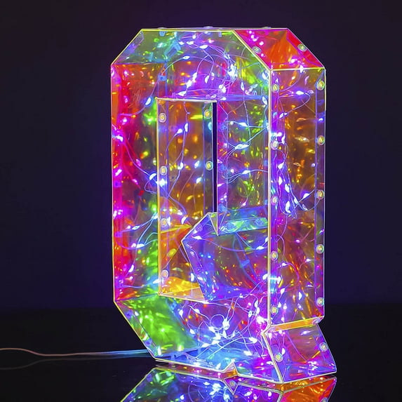 TERGAYEE LED Letters Numbers Lights,LED Letters Numbers Lights,Light Up Number Sign for Night Light Wedding Birthday Party Christmas Valentine's Home Bar