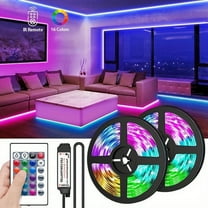 Vikakiooze LED Strip Lights,9.84ft 5V Flexible LED Lights,RGB Cuttable LED Strip Lights for TV Backlight,Decorations