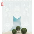 thumbnail image 1 of TERGAYEE Lace Swag Valance Curtains,White Sheer Floral Embroidery Vintage Window Valances Hollow Knitted Voile Drapes for Living Room Bathroom Cafe Dining Room Small Windows, 1 of 2