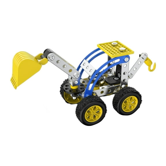 TERGAYEE Metal Excavator Model Kits STEM Building Toys Model Car Kits For Boys 8-12 Erector Set Car Metal Building Blocks For Kids Boys 8 9 10 11 12-16 Years Old