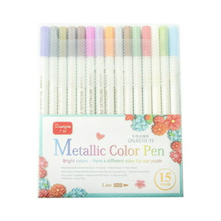Dyvicl Metallic Marker Pens - Set of 10 Medium Point Metallic
