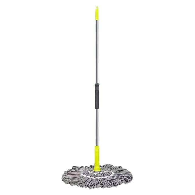 TERGAYEE Microfiber squirm Mop,360 Spin Rapid Dehydration Dust Mop