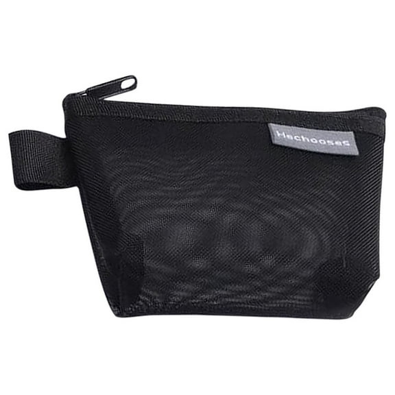 TERGAYEE Mini Zipper Mesh Bags,Portable Nylon Mesh Cosmetic Organizer,Coin Purse,Mesh Storage Pouch for Coins Money Travel Cosmetic Essentials College