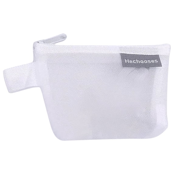 TERGAYEE Mini Zipper Mesh Bags,Portable Nylon Mesh Cosmetic Organizer,Coin Purse,Mesh Storage Pouch for Coins Money Travel Cosmetic Essentials College