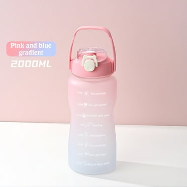 TERGAYEE Motivational Water Bottle with Time Marker,Leakproof & BPA Free,Drinking Sports Water Bottle Perfect for Fitness,Gym and Outdoor Sports