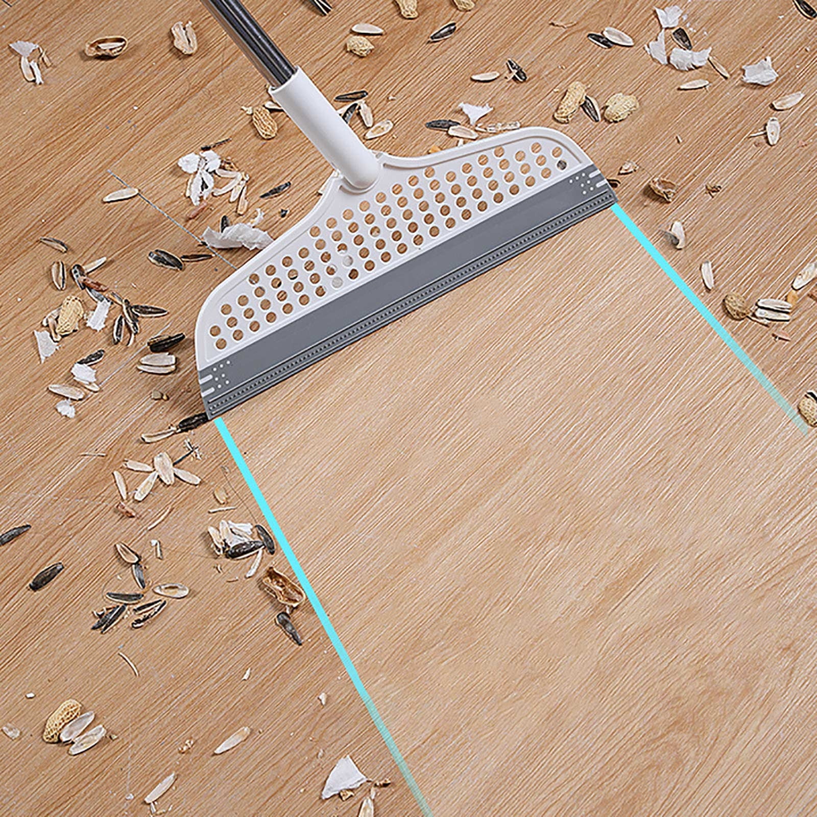 TERGAYEE Multifunction Floor Squeegee,Floor Squeegee Silicone Broom,Non