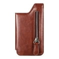 thumbnail image 1 of TERGAYEE Multifunctional Adhesive Phone Wallet Card Holder,Stick-On Phone Wallet for Back of Phone,Pocket with Zipper for Cards,Money&ID,Credit Card,Hand Back Sticker Card Case,Multiple Card Holder, 1 of 4