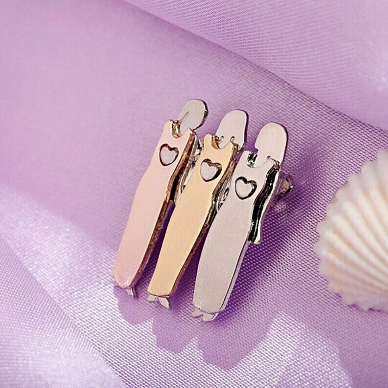 TERGAYEE My Beautiful Sisters Brooch Pins,for Women Girls Fashion Brooch  Lapel Pins Dainty Elegant Dress Accessories, Alloy Sister Brooch Pin Set, 3  Sisters 