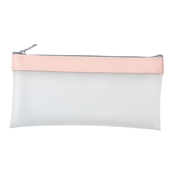 TERGAYEE Pencil Case,Clear PVC Exam Pencil Pouch,Multipurpose Zipper Pencil Bags for Travel,Office Organization
