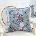 thumbnail image 1 of TERGAYEE Pillow Covers 17.7 Inches 45cm Wide Wide Pack Of European Emboss Flower Pillows Sofa Waist Cushions Car Bedrooms Home Backrests Pillowcases Home Supplies, 1 of 6