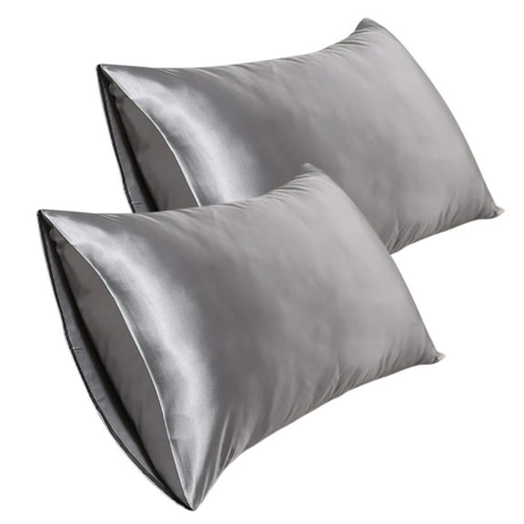 TERGAYEE Pillow Covers 20*30 Inch Satin Pillowcase, Imitation Silk Pillowcase (2pc) Home Supplies