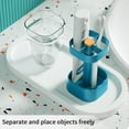 thumbnail image 1 of TERGAYEE Plastic Toothbrush and Toothpaste Storage Organizer Holder,Plastic Detachable Anti-Slip Toothbrush Holders Storage,Home Decor for Bathroom Countertop,Bathroom Accessories, 1 of 7