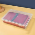 thumbnail image 1 of TERGAYEE Portable Project Storage Case,Plastic Container with Snap-Tight Latch for Board Games Scrapbook Paper Magazine Document Kid's Toys Craft Hobby Art Supplies, 1 of 5