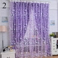 thumbnail image 1 of Vikakiooze Print Floral Curtains,39.37" x 78.74" Window Panel Curtains Room Divider Drapes for Girls Living Room Bedroom,Tulle Curtains for Bedroom Living Dining Room Sunroom Sliding Door, 1 of 1