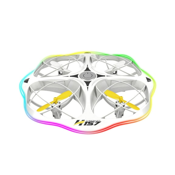 TERGAYEE RC Drone with LED Lights, 360° Flips and Rolls, Colorful Loop Gradient Lighting Effect, Obstacle Avoidance, Easy-to-Control Remote Control Toy for Kids and Beginners