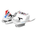 TERGAYEE RC Plane 2.4GHZ 2 Channel Remote Control Airplane with