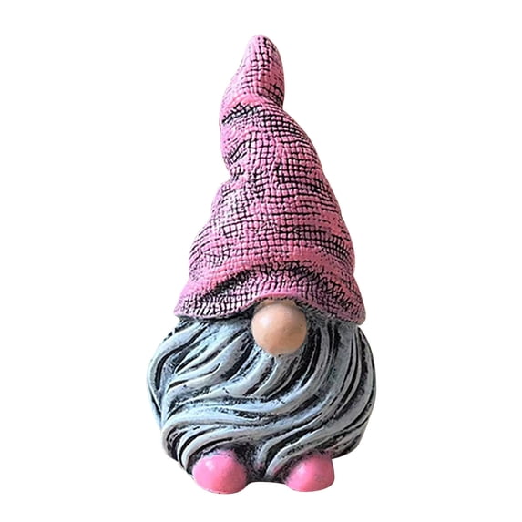 TERGAYEE Resin Gnome Statue,Colorful Dwarf Cartoon Sculpture for Home Decor & Outdoor Decoration,Desktop Shelf Ornaments Novelty Gift for Girls,Family & Friends