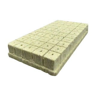 Rockwool Grow Cubes (1.5 Inches) - Growing Medium Starter Sheets (30 Per  Pack)