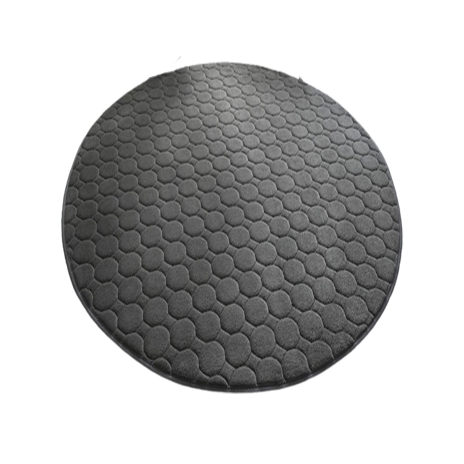TERGAYEE Round Solid Color Plush Area Rug,Soft Circle Memory Foam Rug ...
