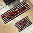 thumbnail image 1 of TERGAYEE Rug Valentine's Day Kitchen Floor Mats Two Piece Set Home Bedroom Carpet Door Mat Entrance Bathroom Door Fouling Mat Entrance Door Mat Valentines Day Decorations, 1 of 6