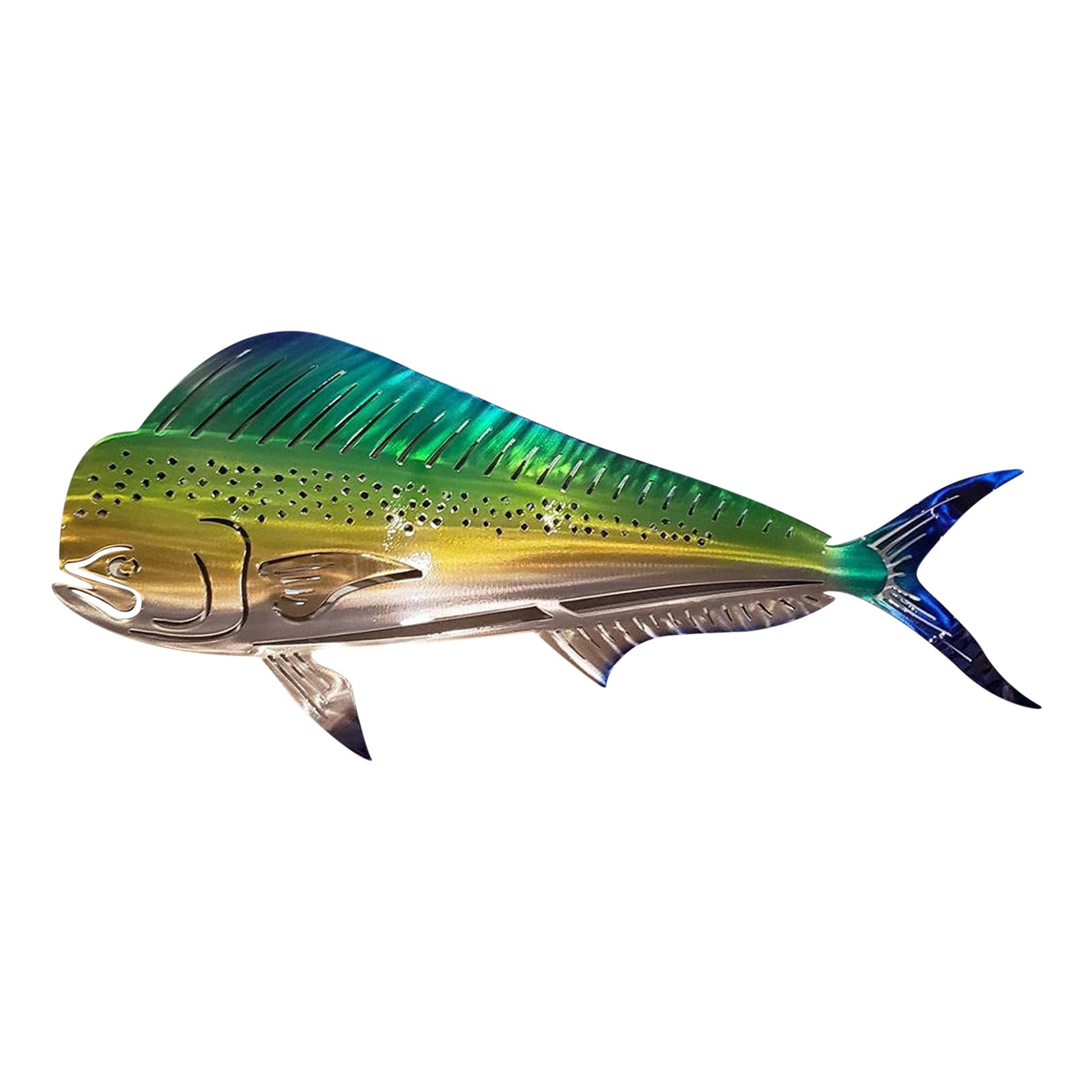 TERGAYEE Shark Metal Wall Art Decor,Shark Metal Outdoor Wall Art