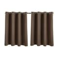 thumbnail image 1 of TERGAYEE Short Blackout Curtains,For Bedroom Adjustlabe Length Rod Pocket Thermal Insulated Kitchen/Basement/Bathroom Window Curtain Drapes,29*36in, 1 of 2