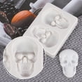 thumbnail image 1 of TERGAYEE Skull Cake Molds Silicone,3D Skull Silicone Mould,Halloween Skull Baking Molds for Mini Cakes,Handmade Soap,Chocolate,Pudding,Jello,Candy, 1 of 7