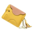 thumbnail image 1 of TERGAYEE Small Leather Coin Purse for Women,Cute Fashion Elephant Change Purse for Girls Zipper Coin Pouch Wallet with Key Chain and Wrist Strap, 1 of 5