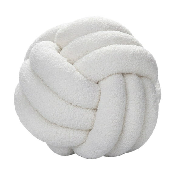 TERGAYEE Soft Knot Ball Pillows,Handmade Round Throw Pillow Cushion Home Decoration Plush Pillow,Throw Knotted Pillow for Bed,Couch,Bedroom Home Decor