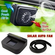 TERGAYEE Solar Power Car Auto Air Vent Cool Fan,Solar Powered Car Exhaust Fan Environmentally Friendly Energy Saving Automobile Ventilator