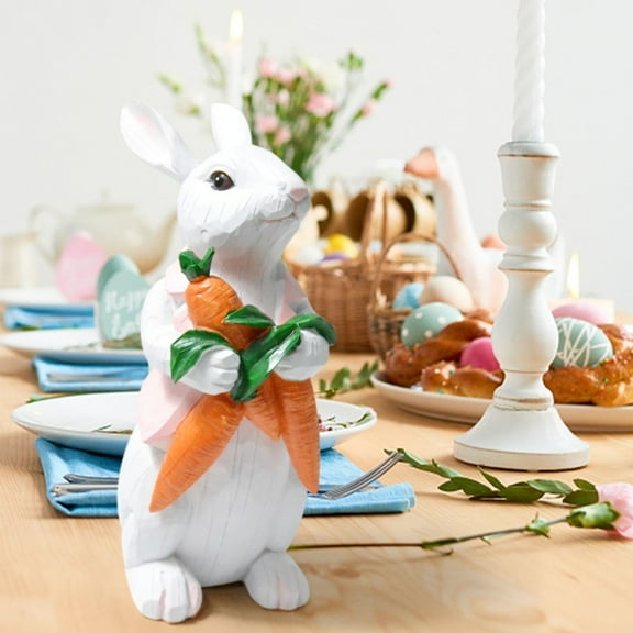 TERGAYEE Spring Easter Carrots Home Decoration Doll Resin Decoration Easter Gifts