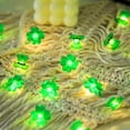 thumbnail image 1 of TERGAYEE St. Patricks Day String Lights,LED Lucky Clover Hat String Lights,Green String Lights Battery Operated for Home Indoor Outdoor Party Feast Decor, 1 of 9