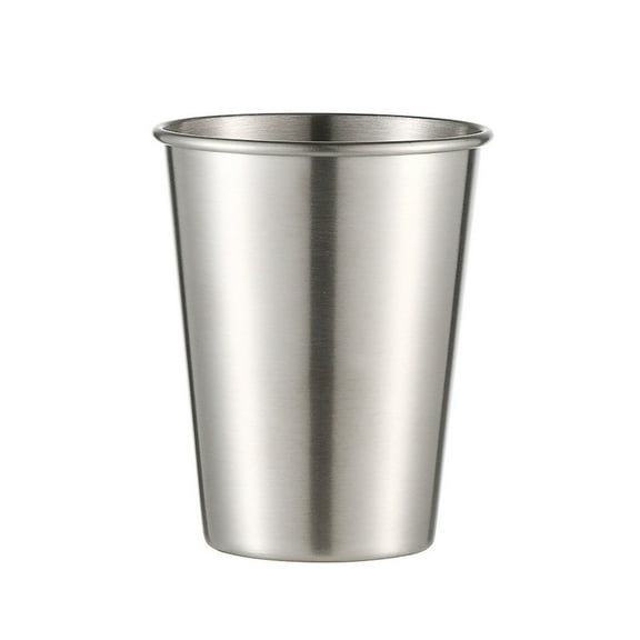 TERGAYEE Stainless Steel Drinking Cup,Stainless Steel Tumbler,Stainless Steel Cups,Shatterproof Pint Drinking Cups Metal Drinking Glasses for Kids and Adults,Travel,Outdoor,Camping