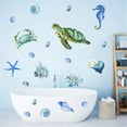 thumbnail image 1 of TERGAYEE Stickers Jellyfish Wall Sticker Sea World Sticker Self Adhesive PVC, 1 of 7