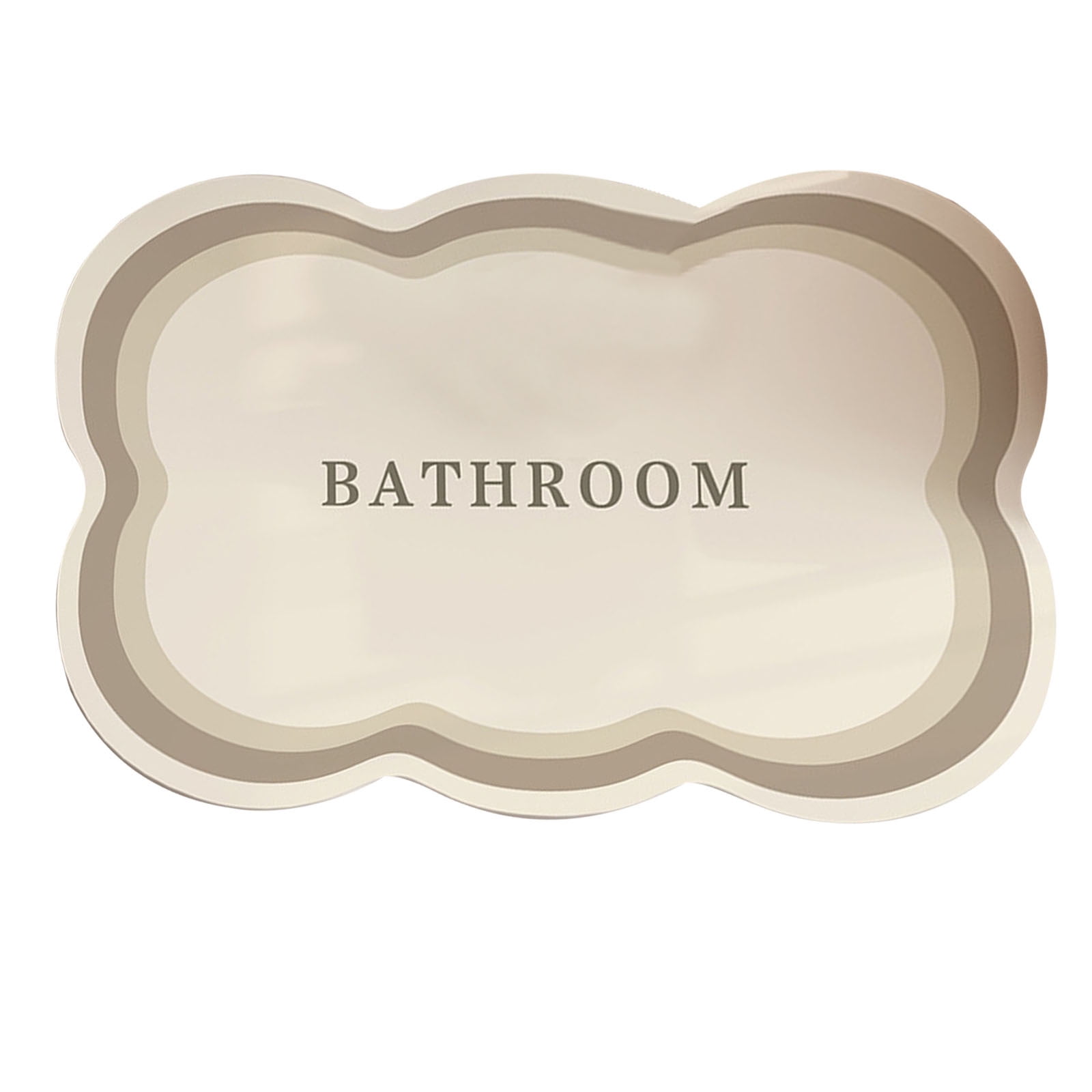 TERGAYEE Super Absorbent Bath Mat,Bathroom Rugs Washable Quick Dry Non Slip Bathroom Mats Soft