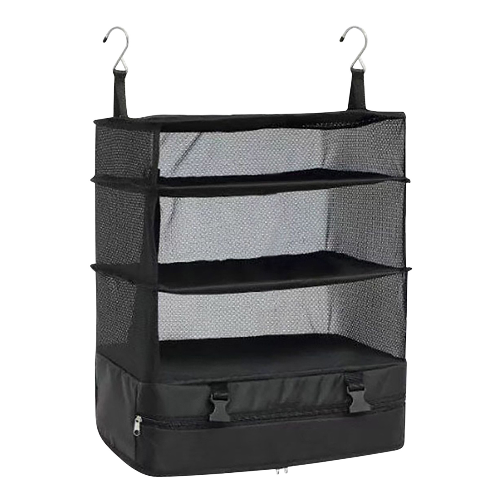 TERGAYEE Three Organizer Hanging Bag,Portable Hanging Travel Shelves