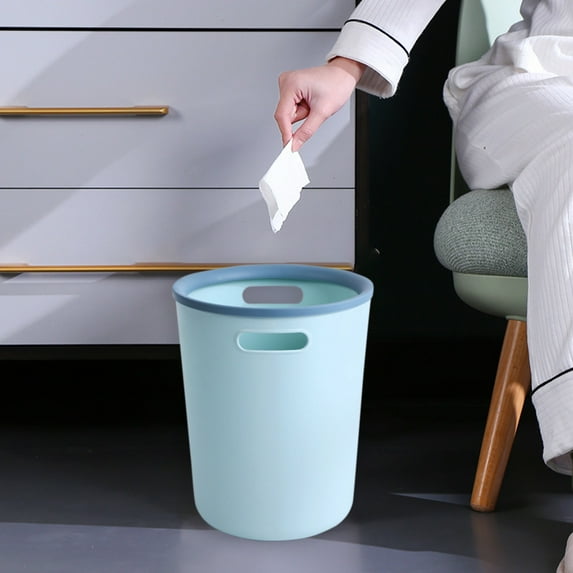 TERGAYEE Trash Can Trash Can Pressure Household Kitchen Large Plastic Basket Bedroom Bathroom Classification Small Trash Bucket