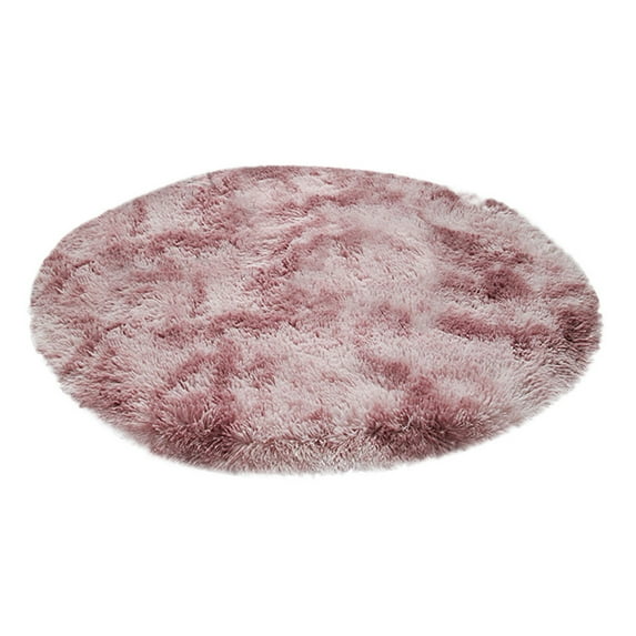 TERGAYEE Ultra Soft Round Faux Sheepskin Fur Rugs,Area Rug Circular Shaggy Rug Round Fluffy Area Rugs Plush Circle Floor Carpet Mat for Bedroom Living Room Floor Decor