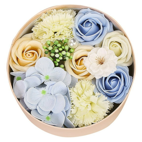 TERGAYEE Rose Soap Flower,Valentine's Day DIY Soap Flower Gift Rose Box Bouquet Wedding Home Festival Gift Party Decoration