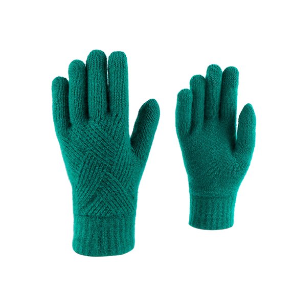 TERGAYEE Winter gloves for women,Winter Gloves Women Cold Weather,Knit Gloves Winter Warm manipulatescreen Gloves,Thickened Cold Proof for Cold Weather