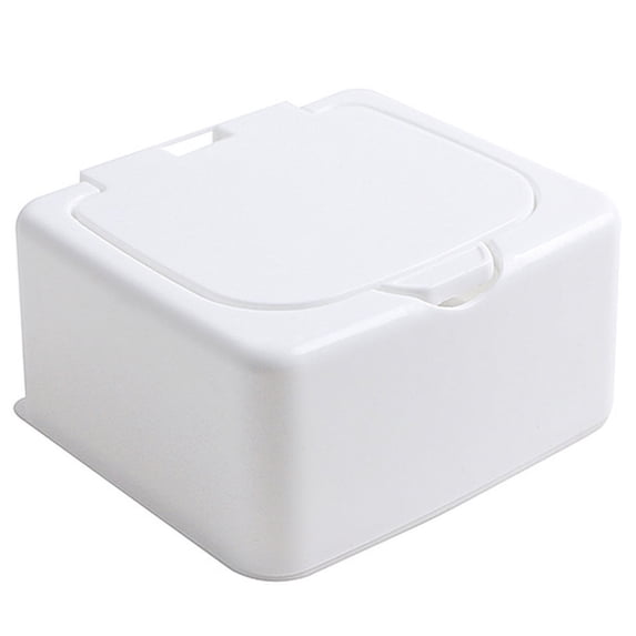 TERGAYEE Wipes Dispenser,Non-Slip Wipes Case,Refillable Wipe Container,Wipe Container with Sealing Design Lid,Keeps Wipes Fresh